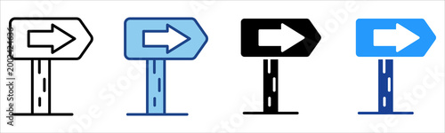 Exit Icon Multiple Style Vector Collection 