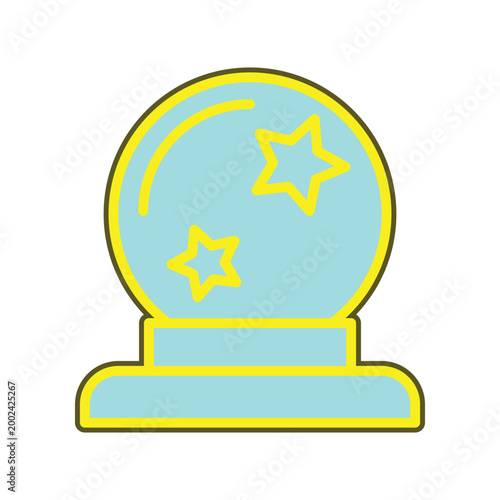 Magic Ball icon design template