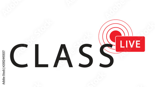 Class Logo Live Stream Interactive Online Education Learning Media Banner