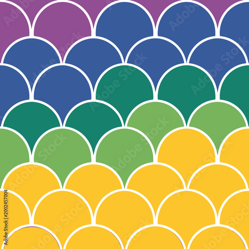 Lgbt Geometric Seamless Pattern Rainbow Colors Abstract Background