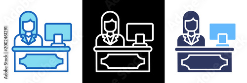 Front Desk triplestyle icon