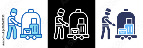 Hotel Service triplestyle icon