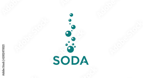 Soda Fizzy Drink Logo.