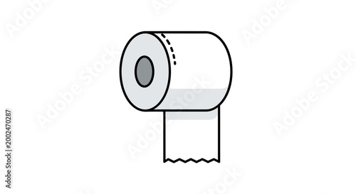 фотографія Toilet Paper Roll Hygiene Product.