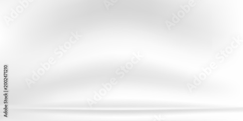 Abstract white studio background for product presentation. Empty room with shadows of window. Display product with blurred backdrop.