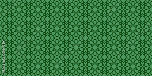 Abstract traditional heritage geometric wallpaper and background seamless pattern