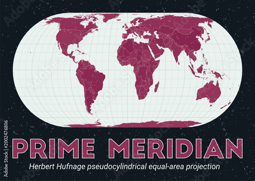Tableau sur toile Prime Meridian
