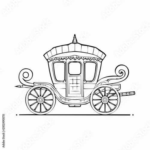 Vintage Carriage Illustration