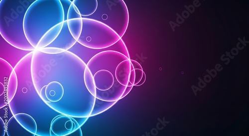 Bubbles Abstract Glow.