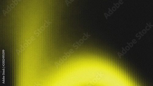 Photos Abstract grainy gradient background with a soft neon yellow glow fading into deep black, featuring subtle noise texture