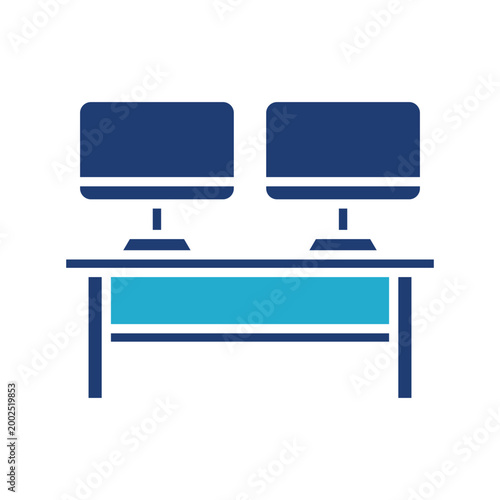 dual monitor icon