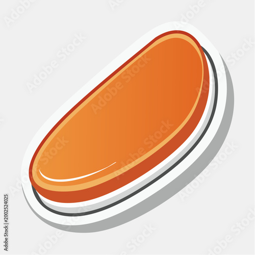 Orange Slice Sticker
