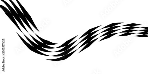 Race flags or checkerboard background. Chess game or rally sport car competition wallpaper. Tilted black and white squares pattern. Banner with checkered texture. Vector flat illustration