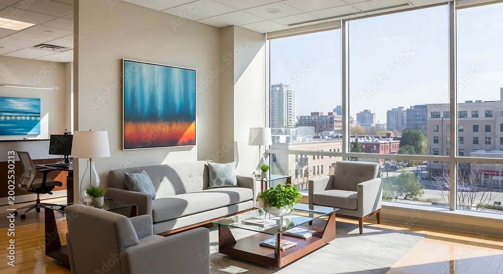 Fototapeta premium Modern Waiting Area.