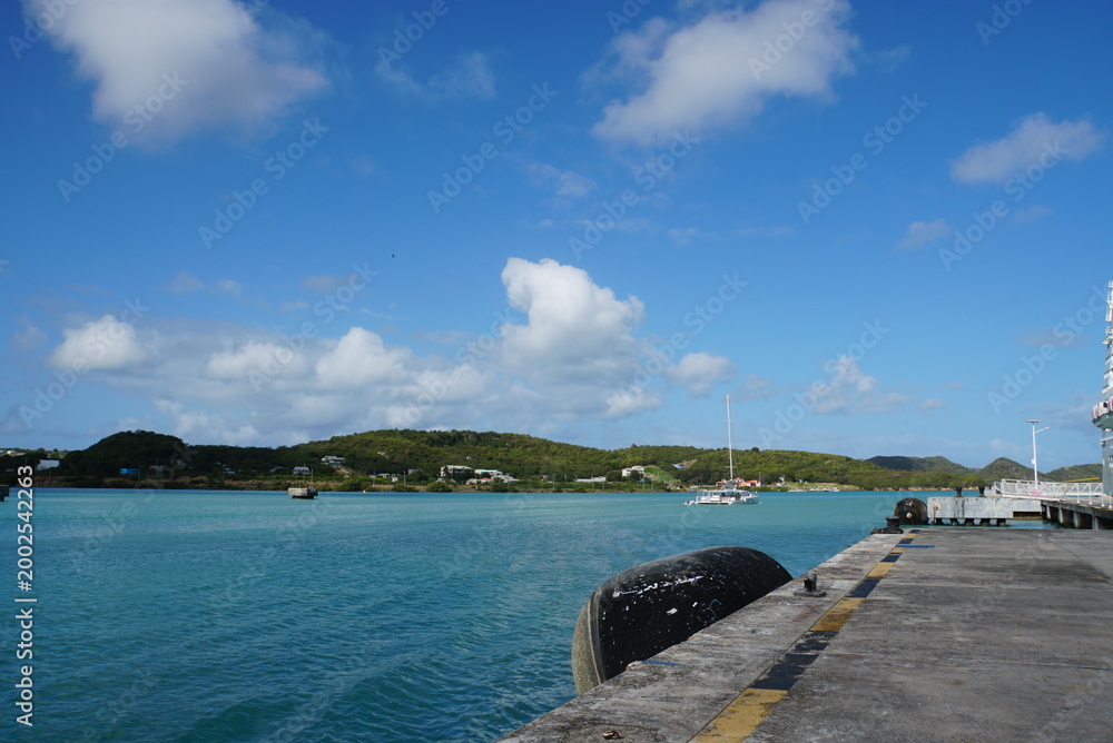 Obraz premium Antigua Cruise Port of Saint John's - Antigua Island, Antigua and Barbuda