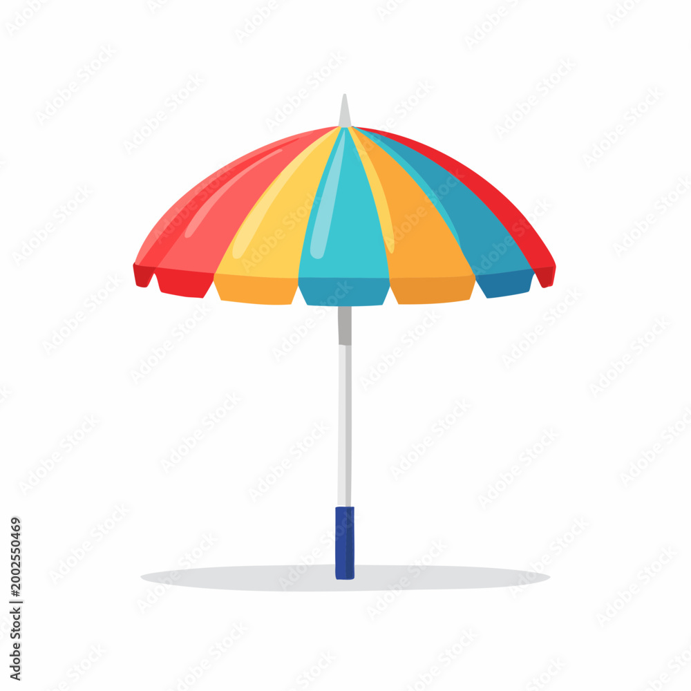 Fototapeta premium Colorful Beach Umbrella