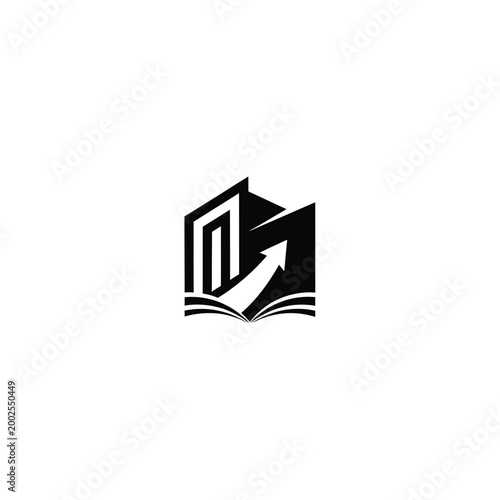 Black Book Education Logo Design.