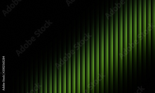 Abstract background with vertical green lines fading into darkness and a subtle gradient effect