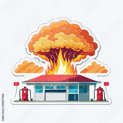 Gas Station Explosion