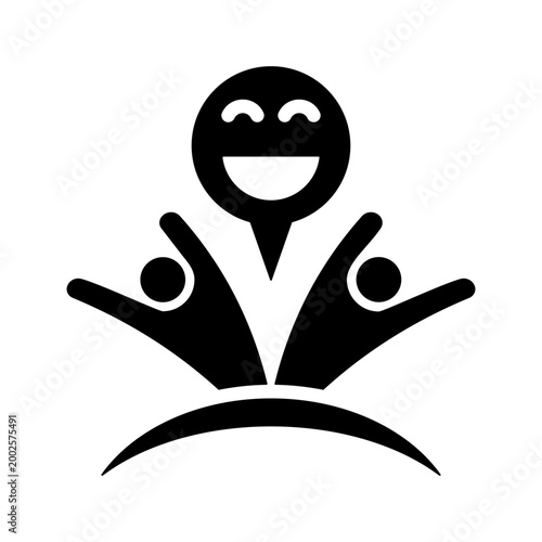 Icebreaker Icon - Solid Black