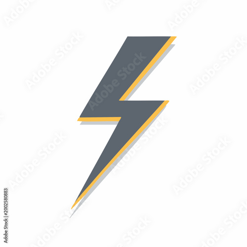Stylized Lightning Bolt Icon Free Download Stylized Lightning Bolt Icon - GFXLoad