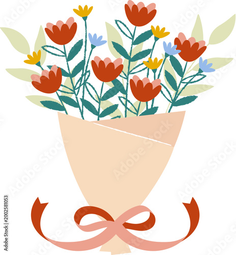 Flat Beutiful Bouquet