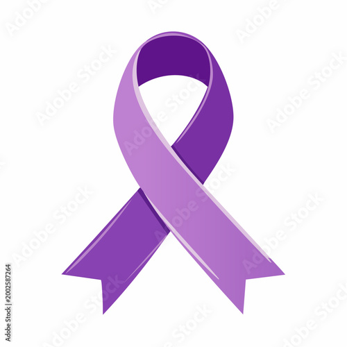 Purple Awareness Ribbon