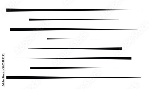 Random straight parallel lines, stripes geometric abstract vector element . Vector Illustration . EPS 10 .