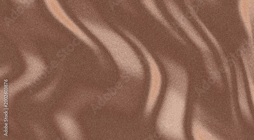 Tableau sur toile rough, grainy texture with soft, abstract wavy patterns in shades of brown, copper, and a touch of rose gold