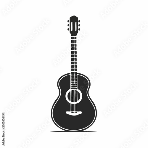 Acoustic Guitar Silhouette