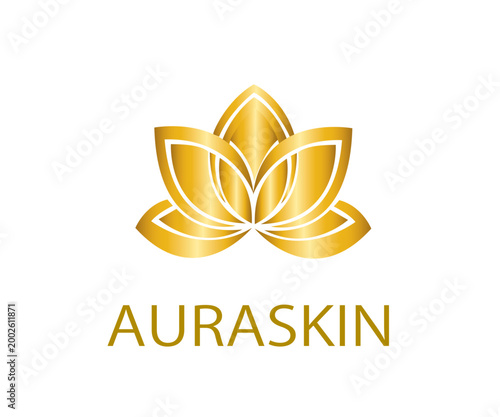 Elegant Lotus Flower Logo for Beauty and Skincare Concept
