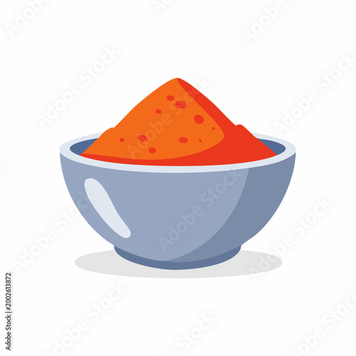 Bowl of Orange Powder