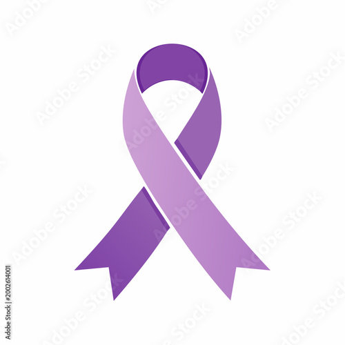 Purple Awareness Ribbon