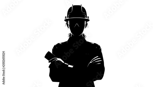 silhouette of a soldier in military uniform