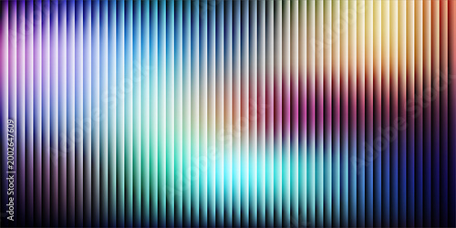 Soft Multicolor Gradient Abstract Background with Glow and Vertical Lines