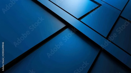 Abstract blue background with geometric squares pattern for modern digital design and art.