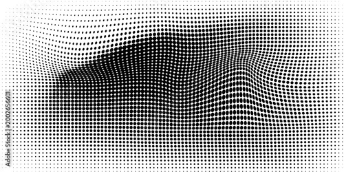 Slika na platnu Latar belakang gradien halftone grunge