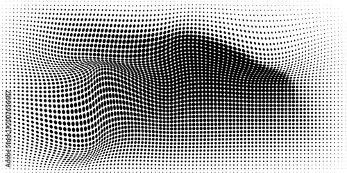 Fotografija Latar belakang gradien halftone grunge