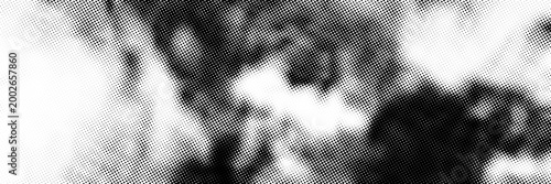 grunge Halftone white and black dots pattern and black gradient grunge texture background. Dotted line comic sport style vector illustration