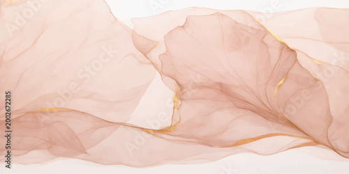 Schilderij op canvas Soft pink silk fabric background with rose inspired texture and romantic abstrac