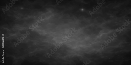 Celestial clouds create an awe-inspiring spectacle of astronomical formations, as celestial stars shine, evoking wonder and mystery.