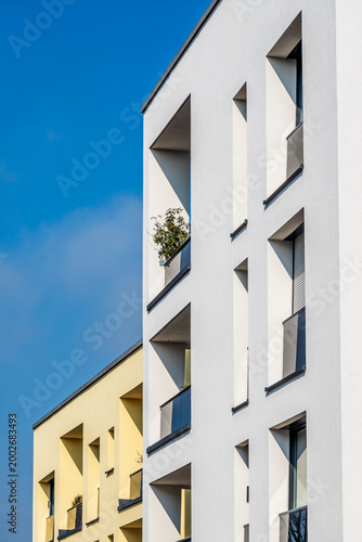 part of a typical apartment house in austria