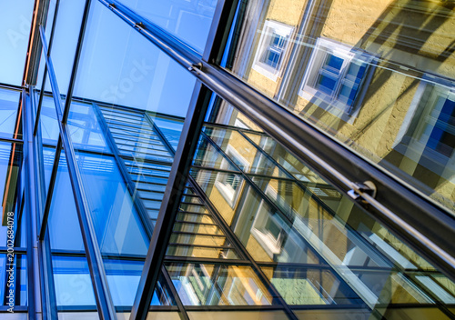 typical windows of an office building
