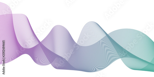 Abstract carve wave line blend blue glowing flow dynamic technology digital soundwave minimal isolated. frequency web and noise gradient science futuristic creative texture background.