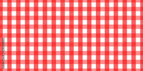 Halloween plaid tablecloth with red checkered pattern background. Isolated flat vector.eps.10