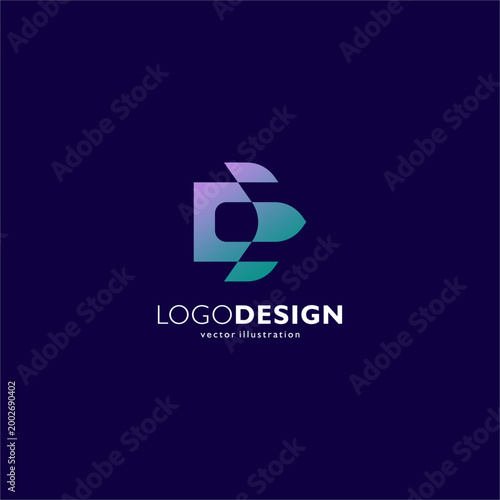 Letter D Logo Design Vector. D Initial Logo Simple Design