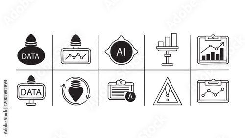bar chart with an arrow indicating upward growth.