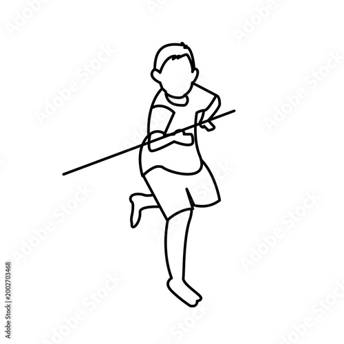 Strong Teamwork Tug of War Vector Illustration for Business Competition Concept