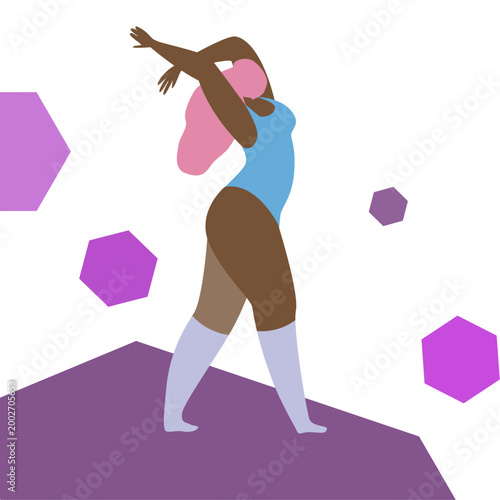 Modern Female Empowerment and Leadership Website Illustration