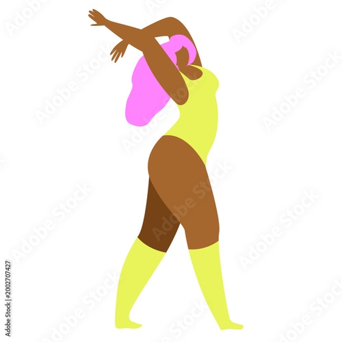 Modern Female Empowerment and Leadership Website Illustration